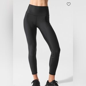 alo 7/8 high waist airlift leggings in black